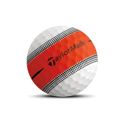 TaylorMade Tour Response Stripe Golfball Orange