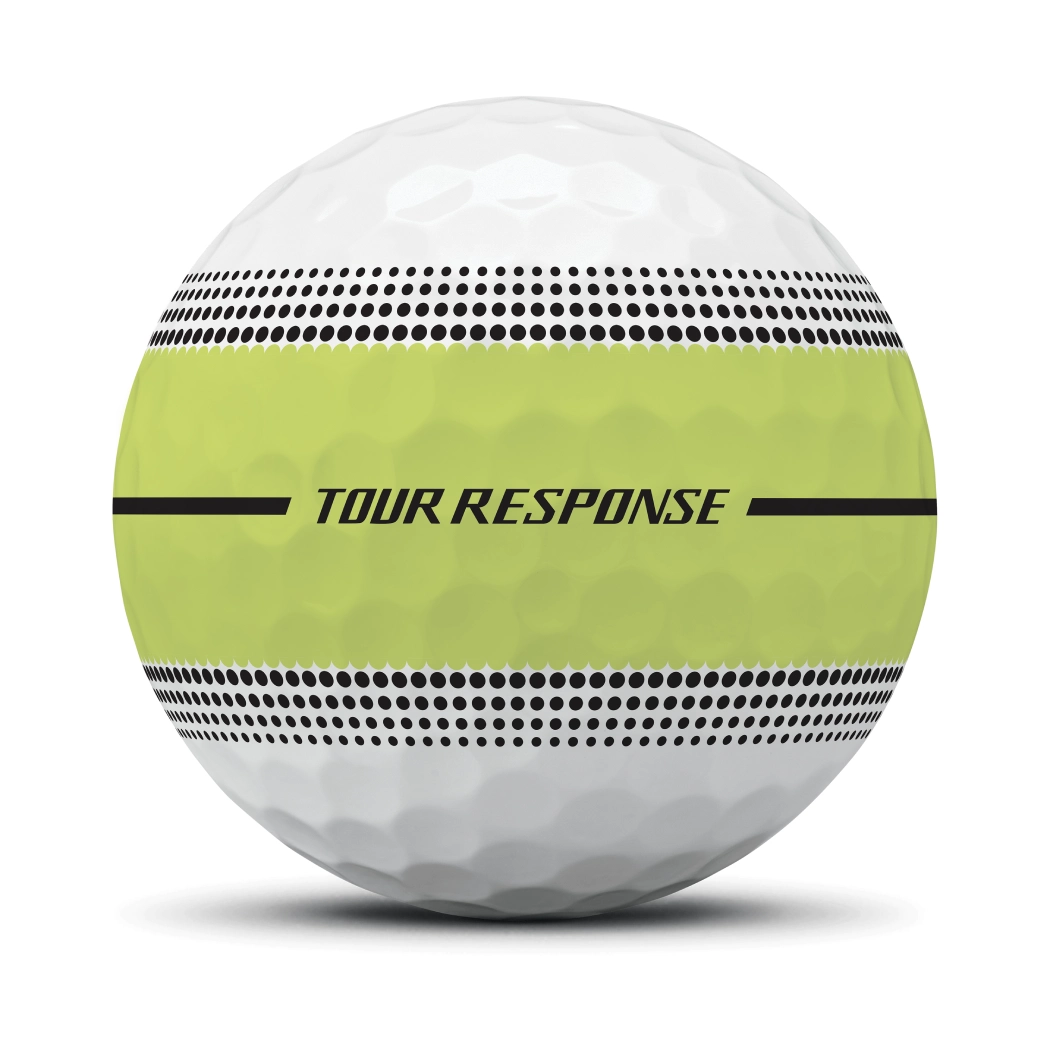 TaylorMade Tour Response Stripe Golfball Hvit/Gul