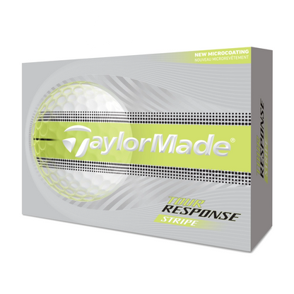 TaylorMade Tour Response Stripe Golfball Hvit/Gul
