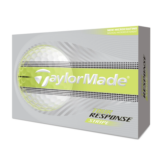 TaylorMade Tour Response Stripe Golfball Hvit/Gul