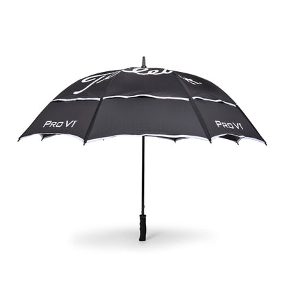 Titleist Tour Double Canopy Paraply Sort/Hvit