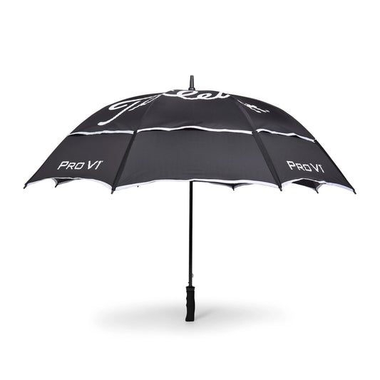 Titleist Tour Double Canopy Paraply Sort/Hvit