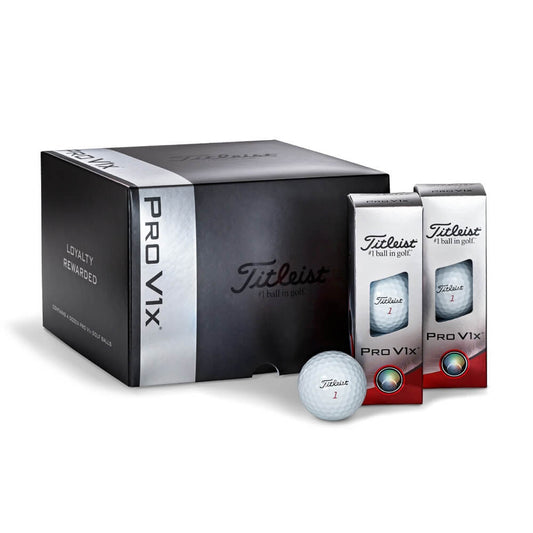Titleist Pro V1x Golfball Loyalty Pack Hvit