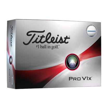 Titleist Pro V1x Performance Alignment Golfball Blå