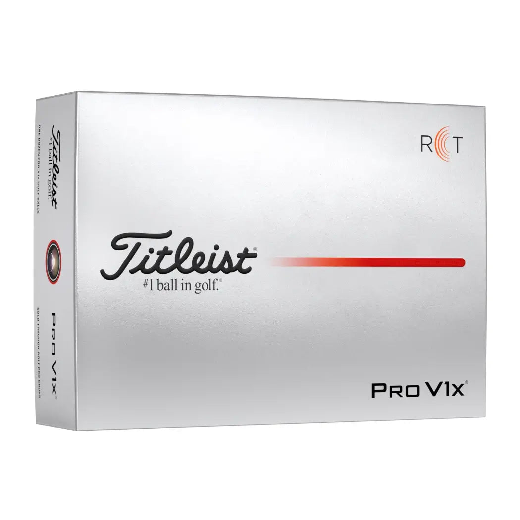 Titleist Pro V1x RCT Golfball Hvit