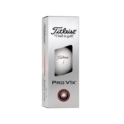 Titleist Pro V1x RCT Golfball Hvit