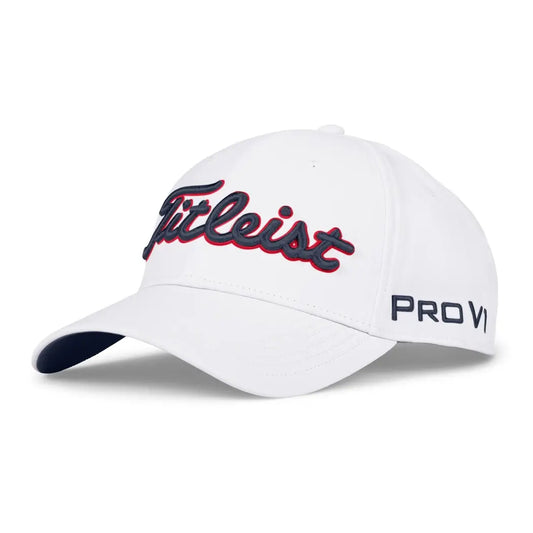 Titleist Tour Performance Caps Hvit/Navy/Rød