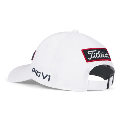 Titleist Tour Performance Caps Hvit/Navy/Rød