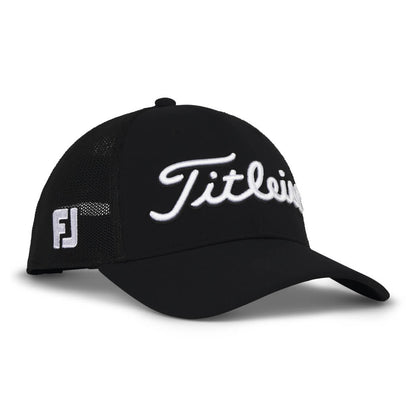 Titleist Tour Performance Mesh Caps Sort/Hvit