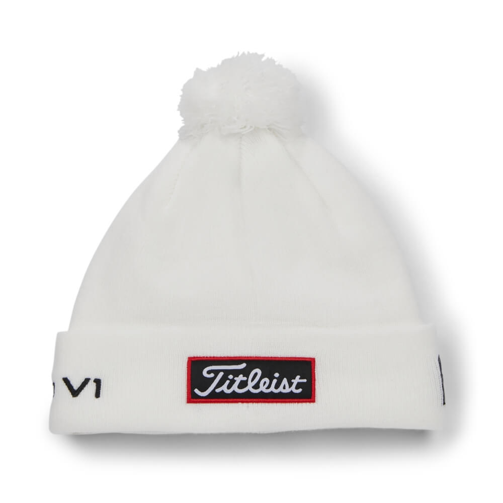 Titleist Tour Pom Beanie Hvit