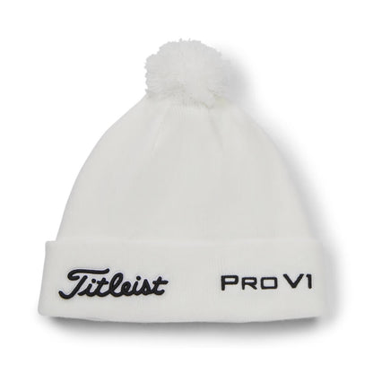 Titleist Tour Pom Beanie Hvit