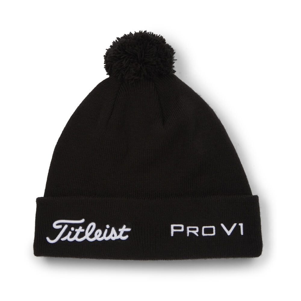 Titleist Tour Pom Beanie Sort