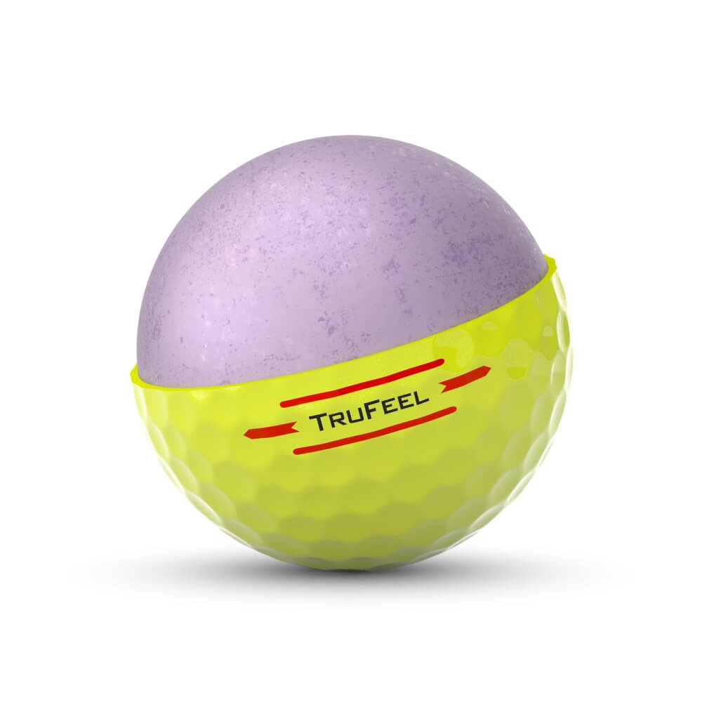 Titleist TruFeel Golfball Gul