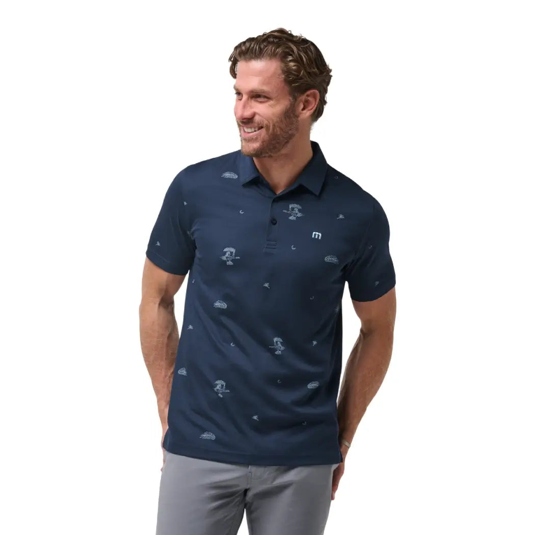 Travis Mathew Beach Creature Pique Herre Navy