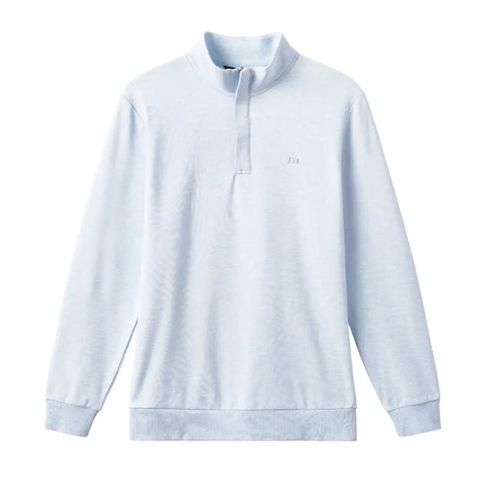 Travis Mathew Cloud Quarter Genser Herre Grå