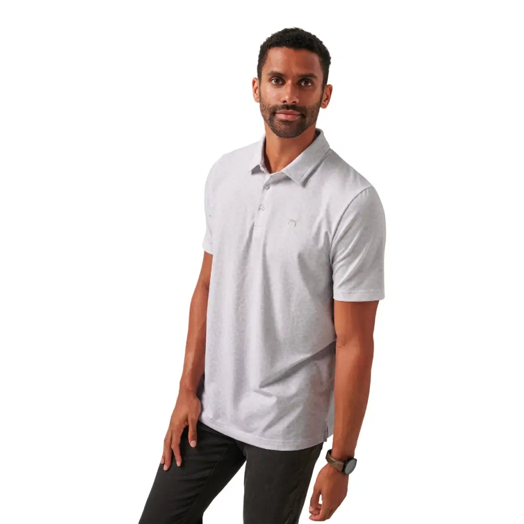 Travis Mathew Free Passage Pique Herre Hvit