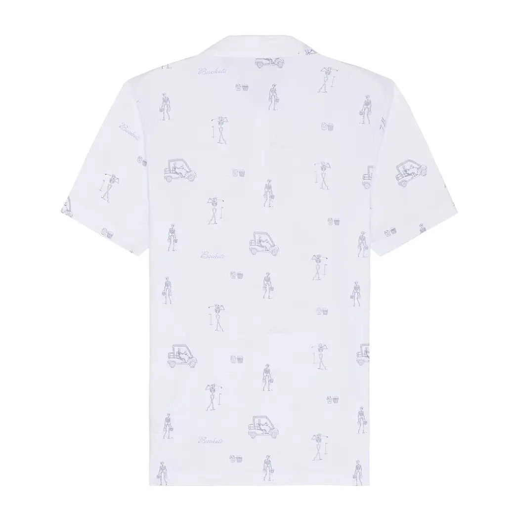 Travis Mathew Lost City Pique Herre Hvit