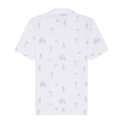 Travis Mathew Lost City Pique Herre Hvit