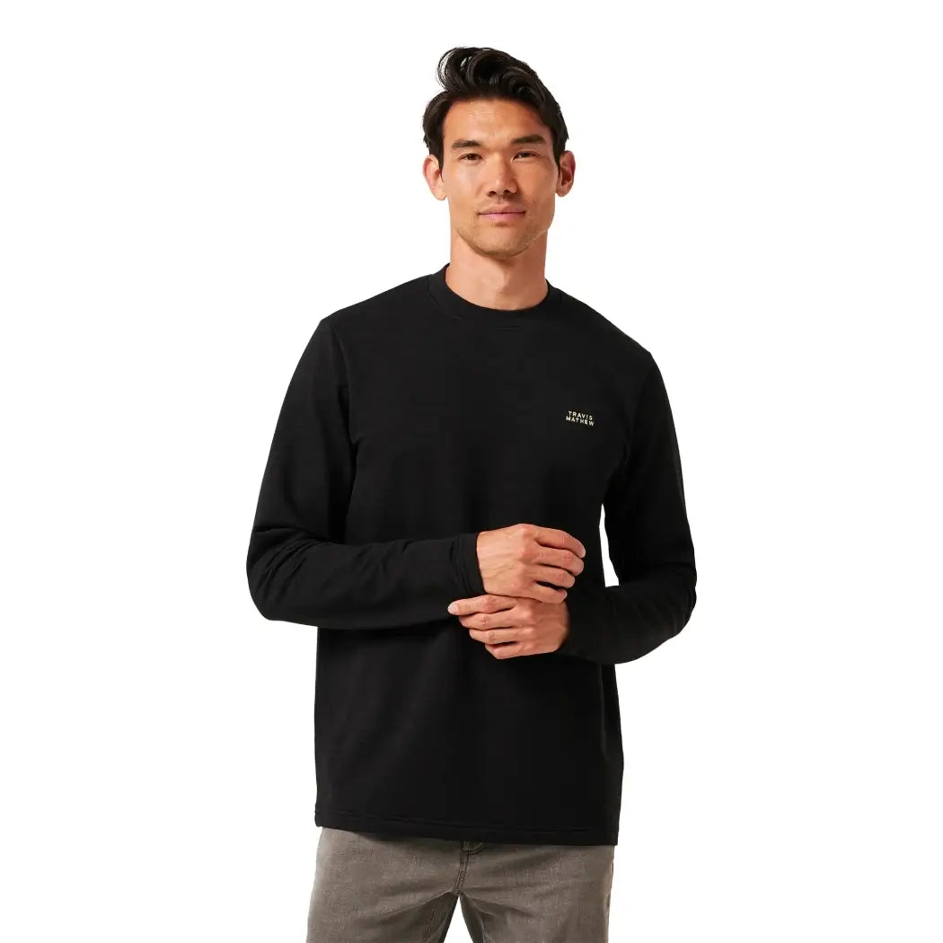 Travis Mathew Man About Town Genser Herre Sort