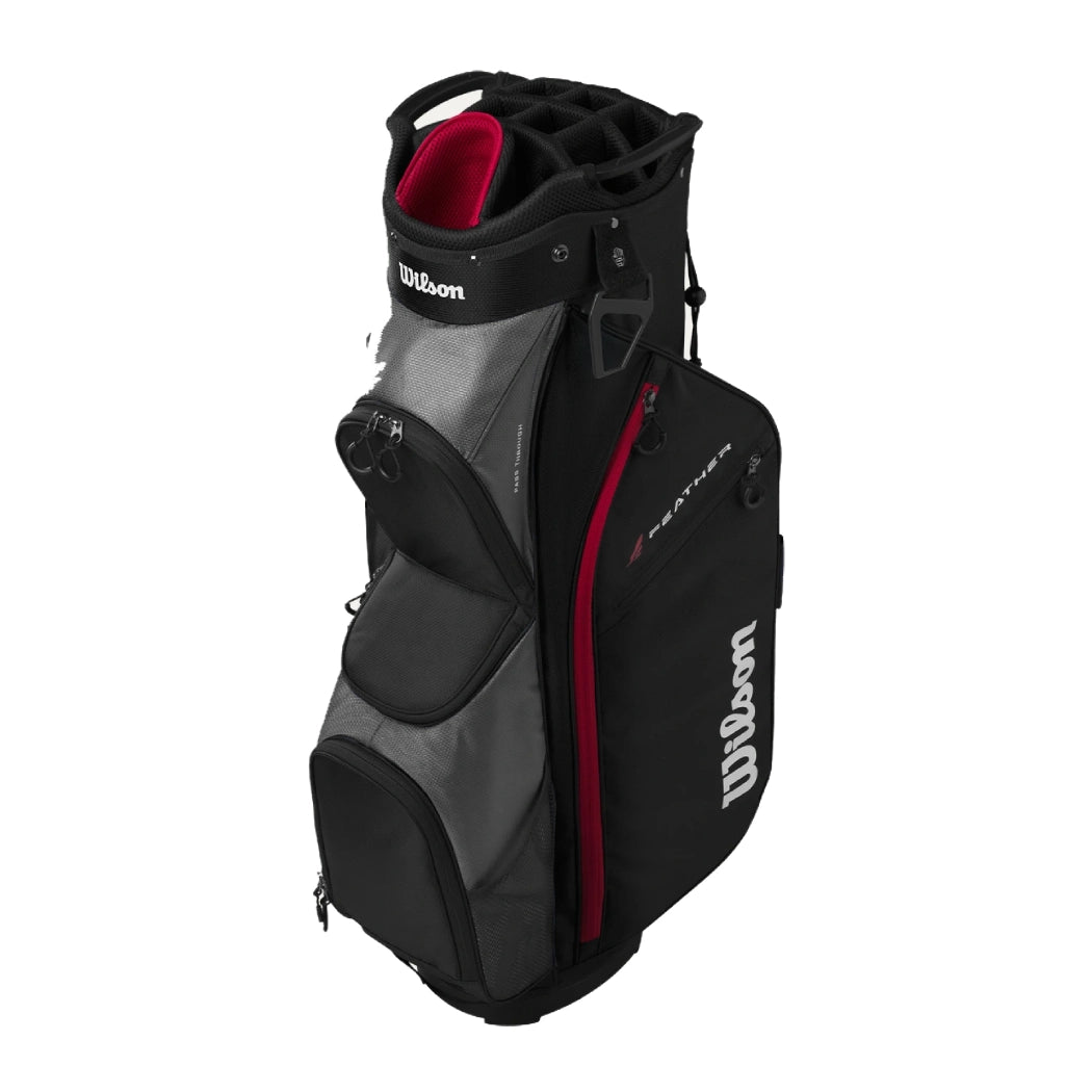 Wilson Feather Trallebag Sort/Grå/Rød
