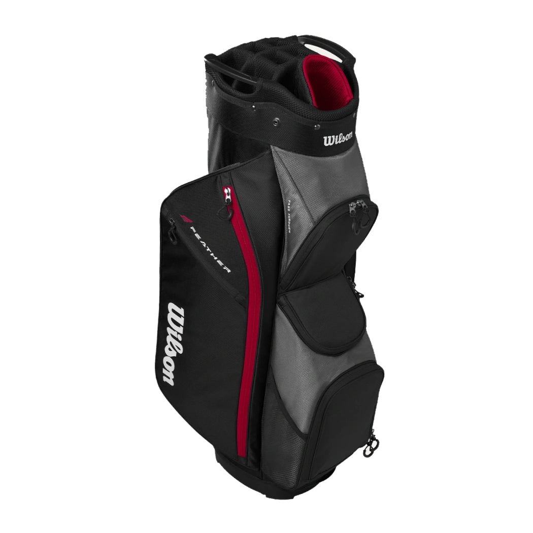 Wilson Feather Trallebag Sort/Grå/Rød