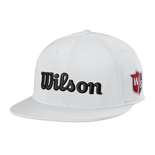 Wilson Tour Flat Brim Caps Hvit