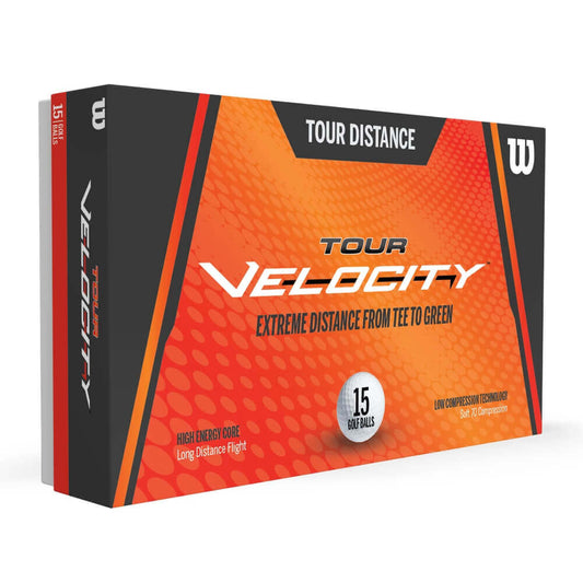 Wilson Tour Velocity Distance 15-Pack Golfball Hvit