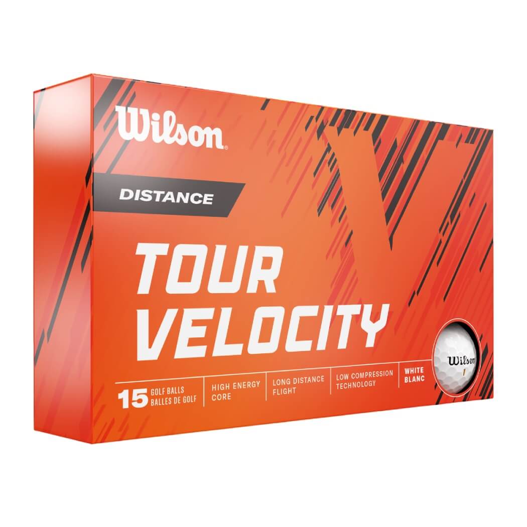 Wilson Tour Velocity Distance 15-Pack Golfball Hvit