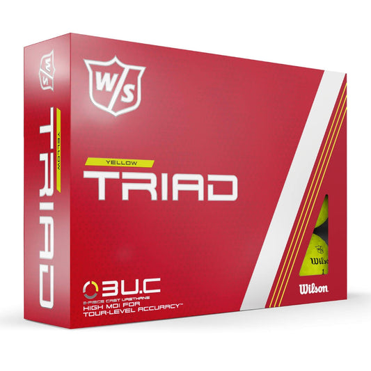 Wilson Triad Golfball Gul