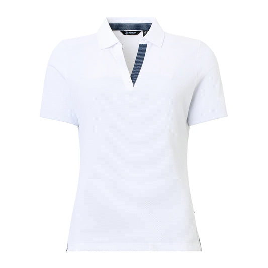Abacus Bovey Pique Dame Hvit/Navy