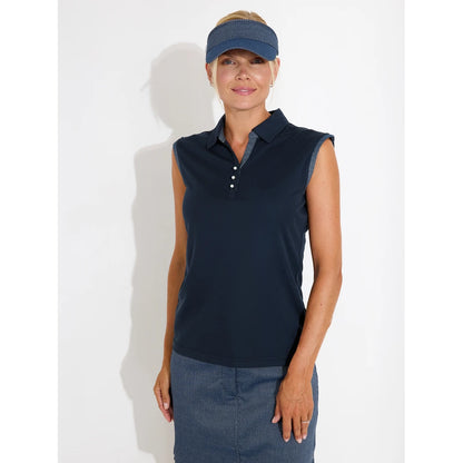 Abacus Bovey Sleeveless Pique Dame Navy