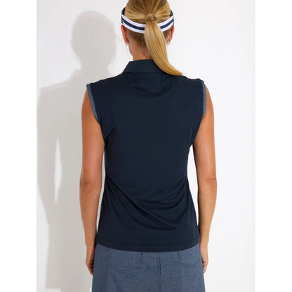 Abacus Bovey Sleeveless Pique Dame Navy