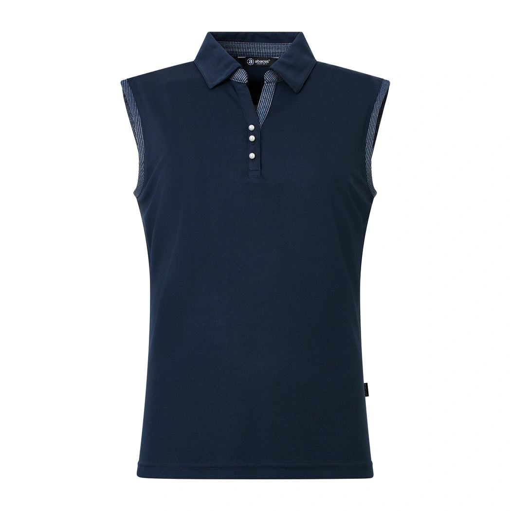 Abacus Bovey Sleeveless Pique Dame Navy