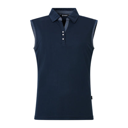Abacus Bovey Sleeveless Pique Dame Navy