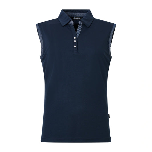 Abacus Bovey Sleeveless Pique Dame Navy