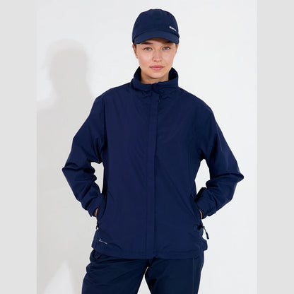 Abacus Links Regnjakke Dame Navy