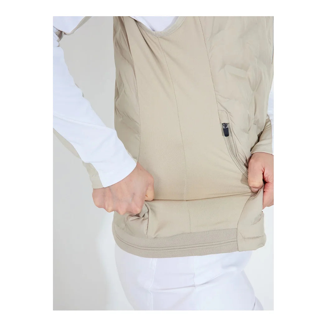 Abacus Portrush Hybrid Vest Dame Sand – bilde 4