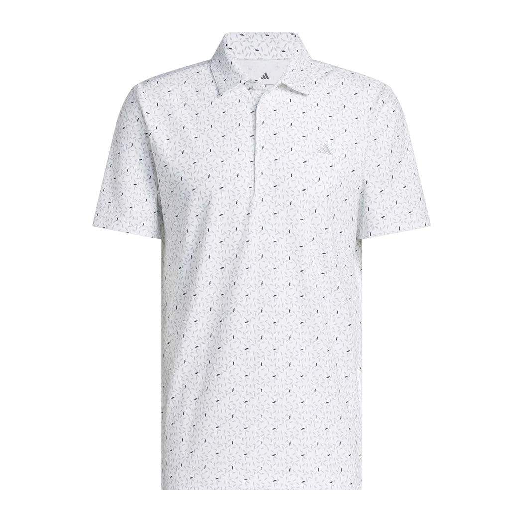 Adidas Ultimate365+ Soft Print Pique Herre Hvit
