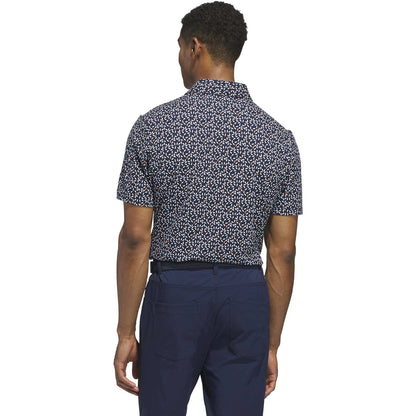 Adidas Ultimate365+ Soft Print Pique Herre Navy