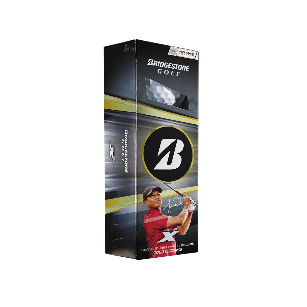 Bridgestone Tour B X Tiger Golfball Hvit