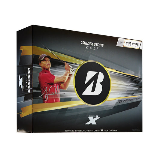 Bridgestone Tour B X Tiger Golfball Hvit