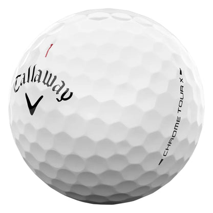 Callaway Chrome Tour X Golfball Hvit