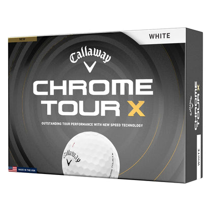 Callaway Chrome Tour X Golfball Hvit