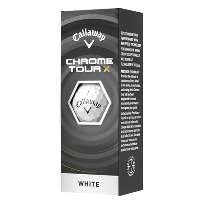 Callaway Chrome Tour X Golfball Hvit