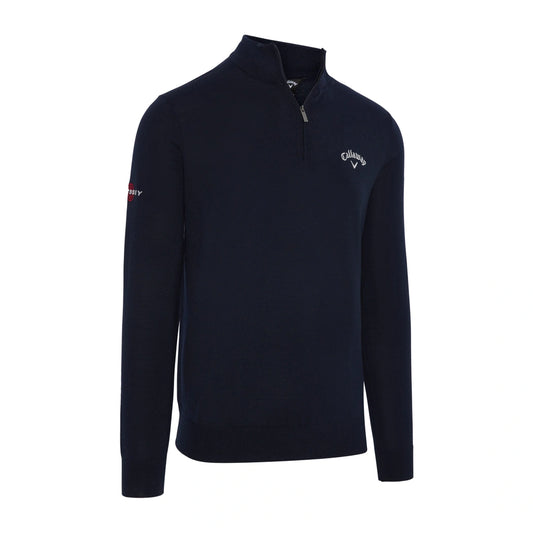 Callaway Blended Merino Genser Herre Navy