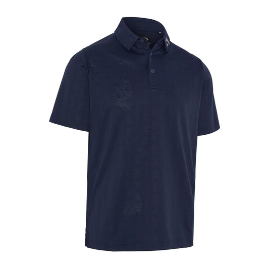 Callaway Odyssey Ventilated Jacquard Pique Herre Navy