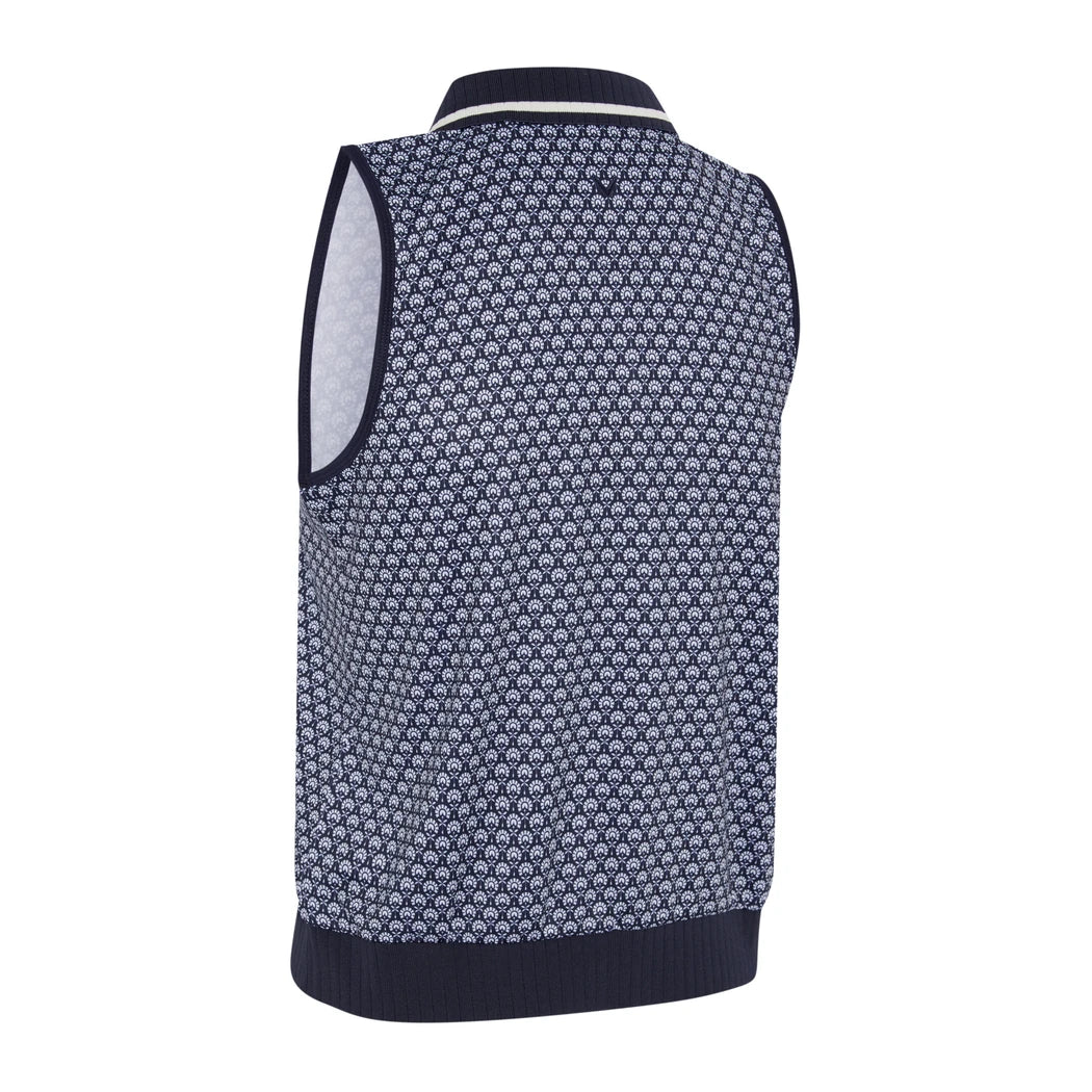 Callaway Scarf Sleeveless Pique Dame Navy