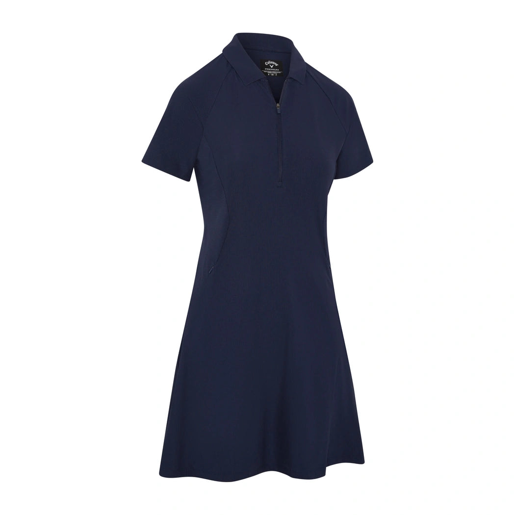 Callaway SS Ribbed Kjole Dame Navy