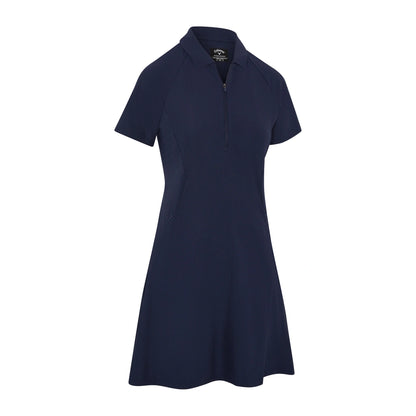 Callaway SS Ribbed Kjole Dame Navy