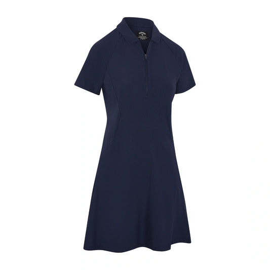 Callaway SS Ribbed Kjole Dame Navy
